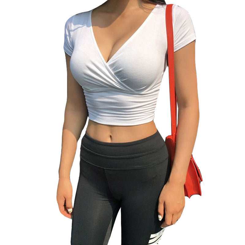 Tight-fitting Cotton Summer Crop Top